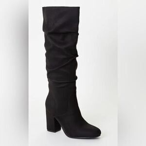 JUSTFAB - Leona Heeled Boot - Black